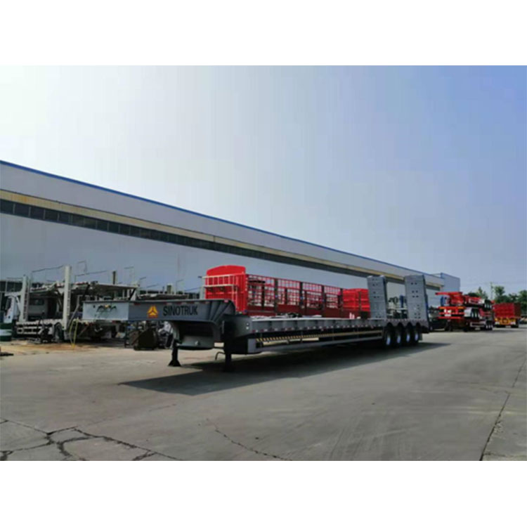 Trailer bán tải giường thấp bốn trục