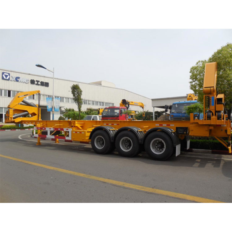 Trailer bán cần cẩu ba trục nâng