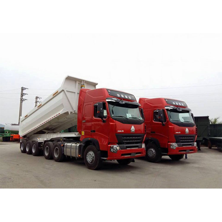 Trailer ba trục hình chữ U Tipper